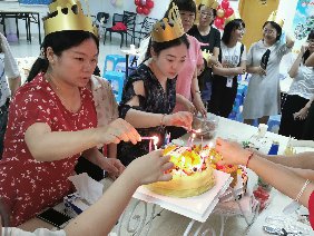 Shenzhen headquarters first and second quarter birthday party