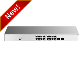 Full Gigabit Ethernet Switch 16GE+2SFP