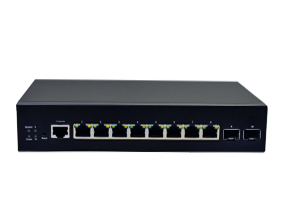 8-port full Gigabit +2 port Gigabit SFP Ethernet switch